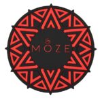 Moze - Coster - Black Red - שטיח לנרגילה