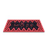 MOZE - PVC COSTER - Black Red - שטיח לנרגילה מוז לנרגילה