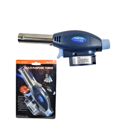 ראש ברנר מקצועי רב תכליתי עם לחצן הצתה נפרד וברז ויסות לשליטה בעוצמת הלהבה – NO:915