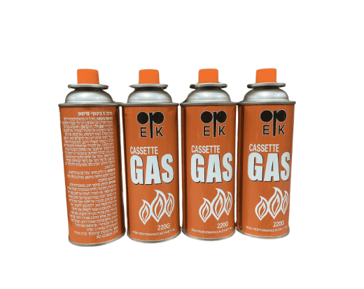 מיכל גז בוטאן חד פעמי 220 גרם לברנר או לכירת גז
