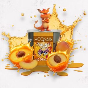 Hookain 60g  -  Angry Pic Dragon - טבק פרמיום לנרגילה בטעם גומי אפרסק ומשמש