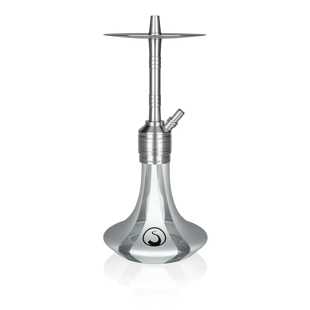 Steamulation - Mini Gun II - Silver - נרגילה סופר פרמיום