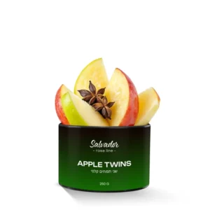 Salvador – Rose Line – 250g – Apple Twins - תערובת תה לנרגילה בטעם שתי תפוחים קלאסי