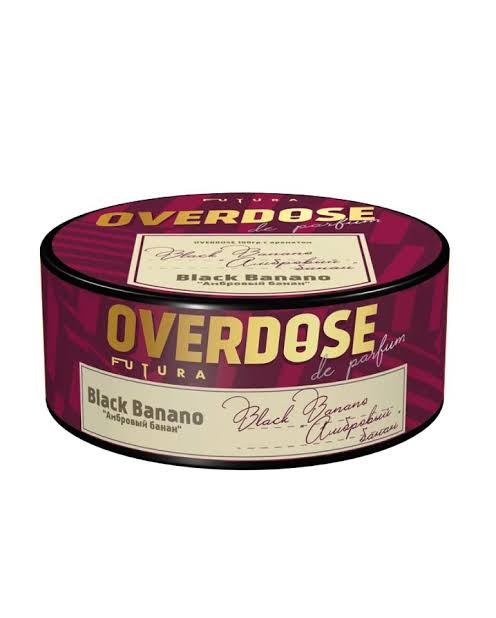 OverDose 60g - Black Banano - טבק פרמיום לנרגילה בטעם בננה ווניל