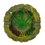 מאפרה עגולה LEGALIZE – ד"ר גרין
