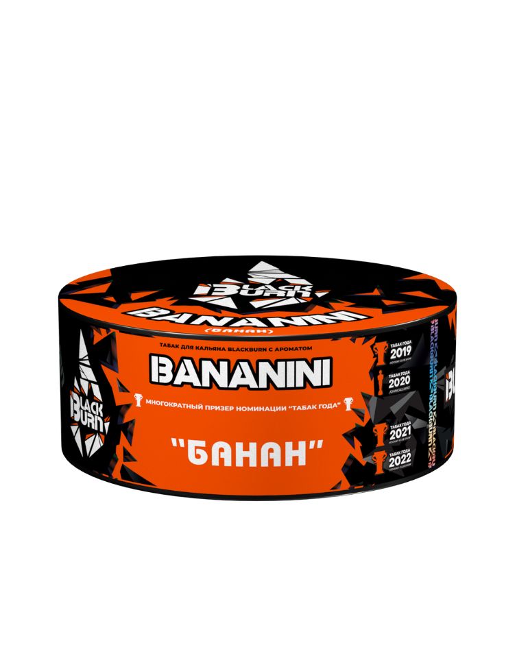 BlackBurn 60g - Banani - טבק פרמיום לנרגילה בטעם בננה