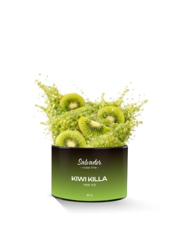 Salvador – Rose Line – 50g – Kiwi Killa - תערובת תה לנרגילה בטעם קיווי סמוזי