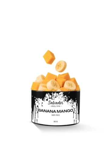 Salvador – Daly Line – 50g – Banana Mango - תערובת תה לנרגילה בטעם בננה מנגו