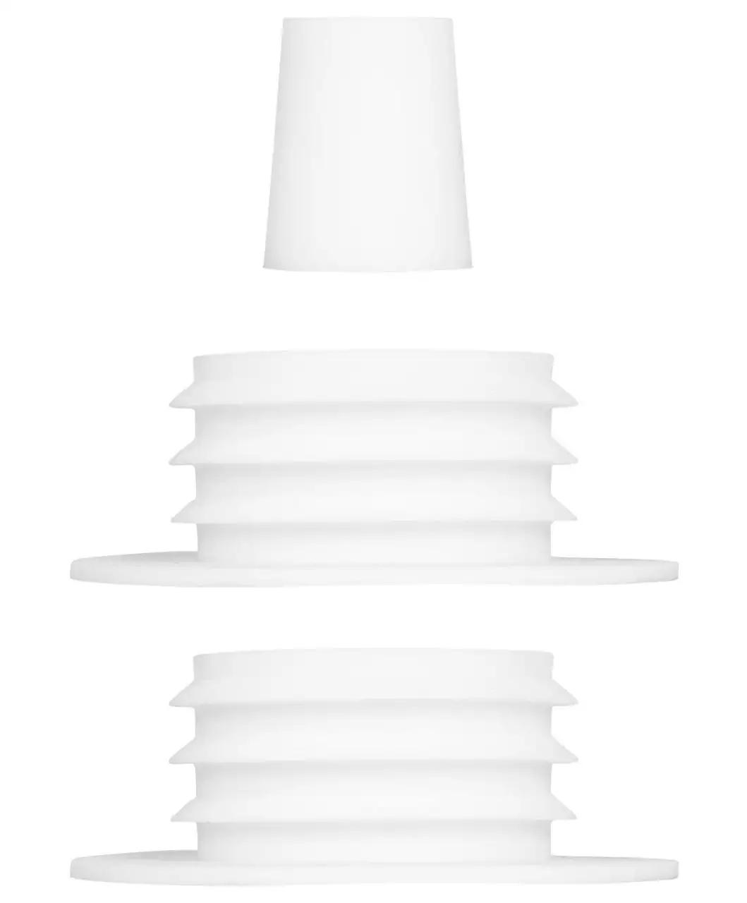 Moze Perfect Fit Grommet Set - WHITE - סט גומיות איכותי