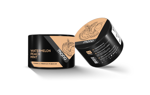 Mono 60g – N56 WATERMELON PEACH MINT - תערובת תה לנרגילה בטעם אבטיח אפרסק ומנטה
