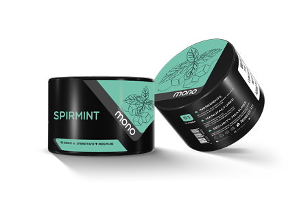 Mono 60g – N51 SPIRMINT - תערובת תה לנרגילה בטעם מנטה מתוקה