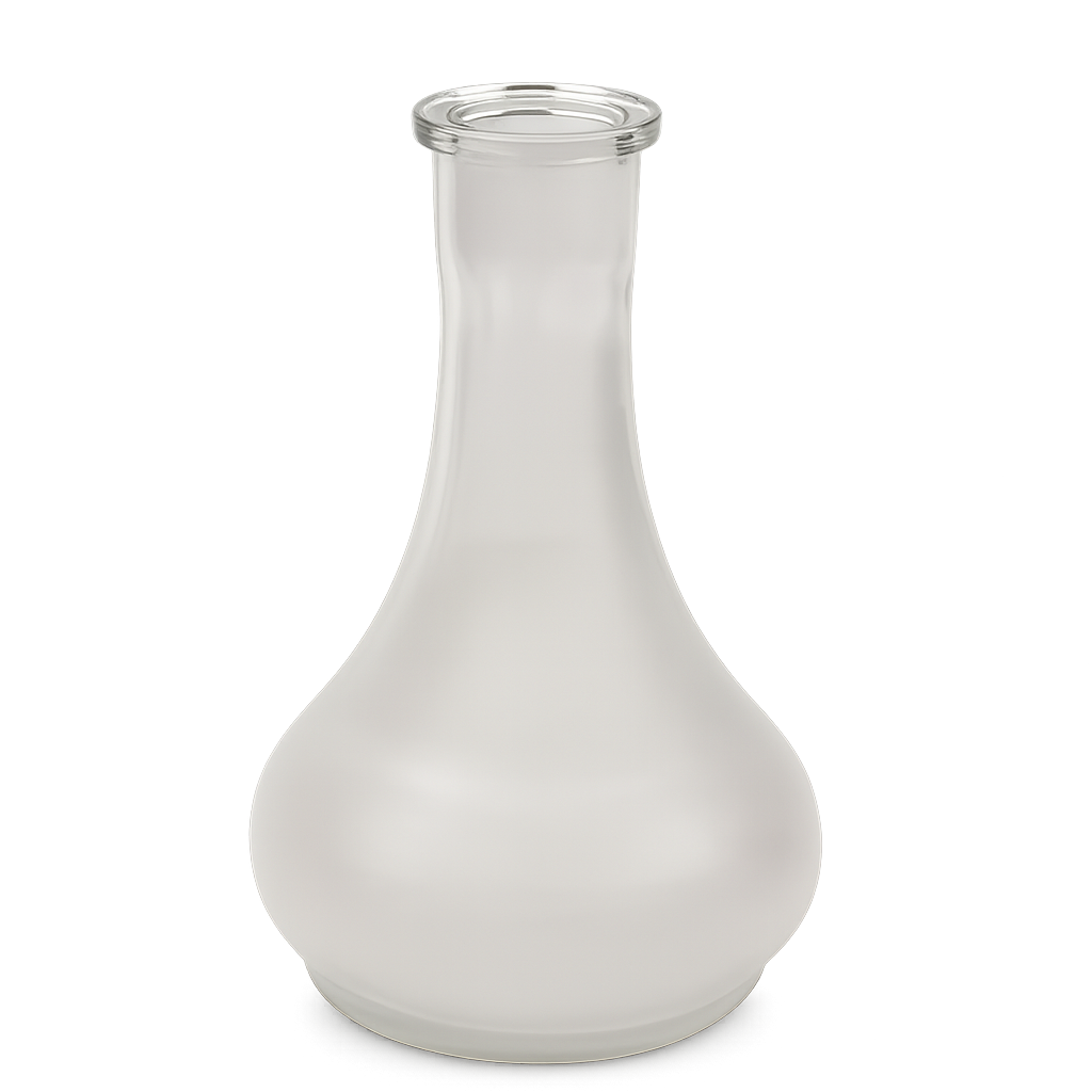 Vessel Glass – Drop Transparent Matte Flask