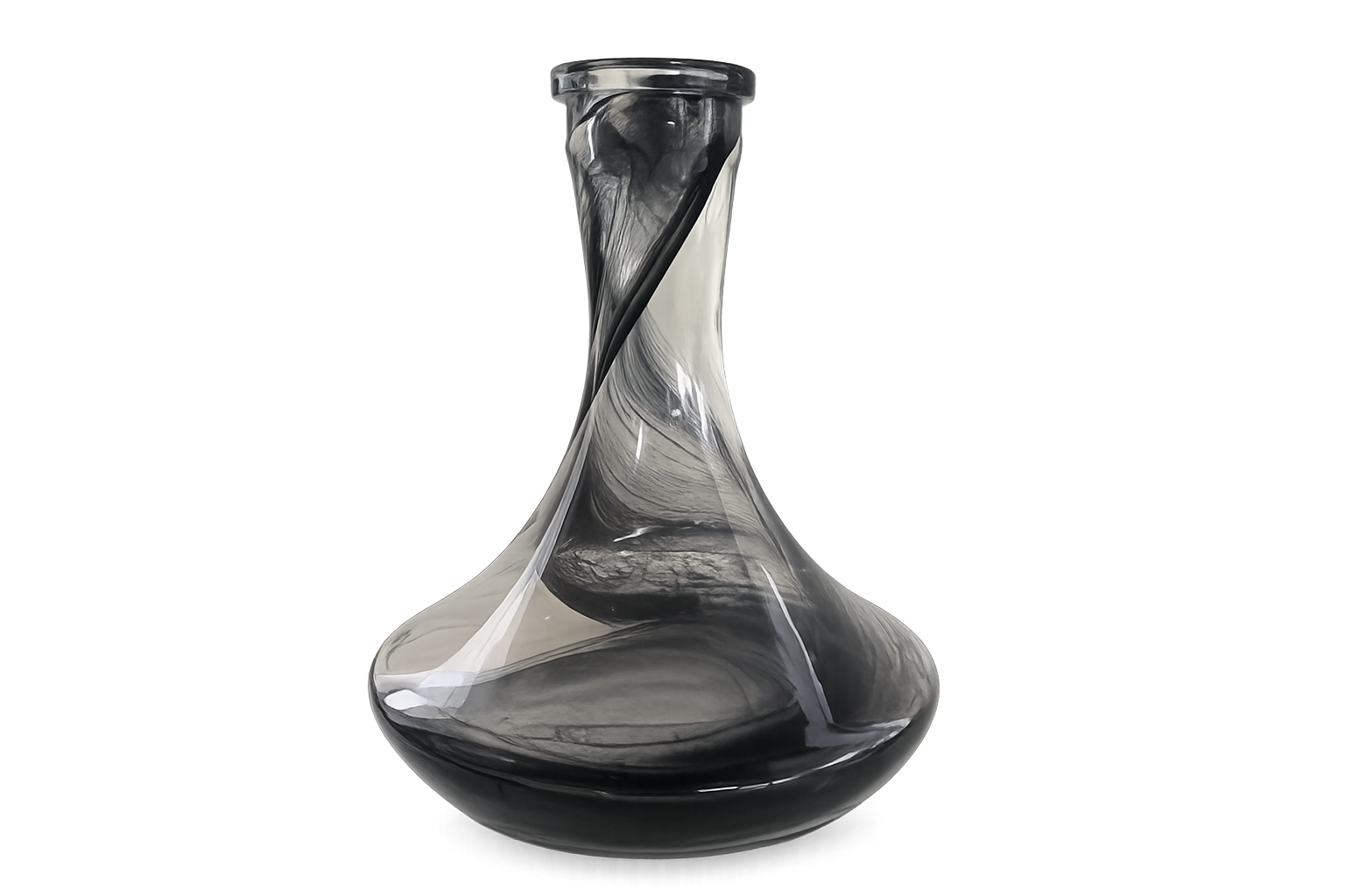 Vessel Glass – C3 Alabaster Black Flask