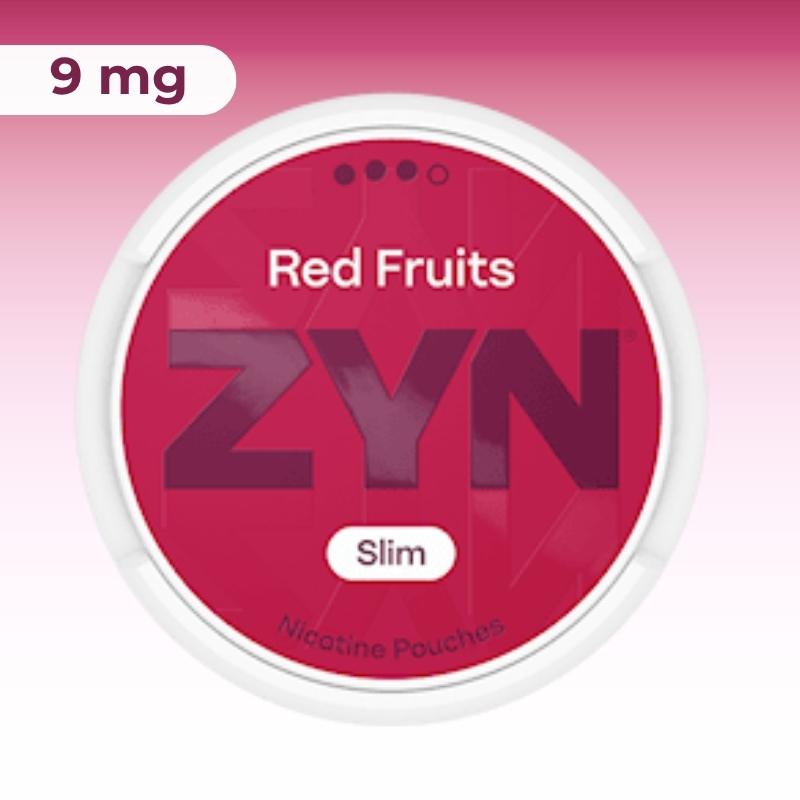 ZYN – Red Fruits Slim 9mg - פאוץ’ ניקוטין בטעם פירות אדומים