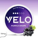VELO Purple Grape 10mg - פאוץ’ ניקוטין בטעם ענבים חזק ודומיננטי