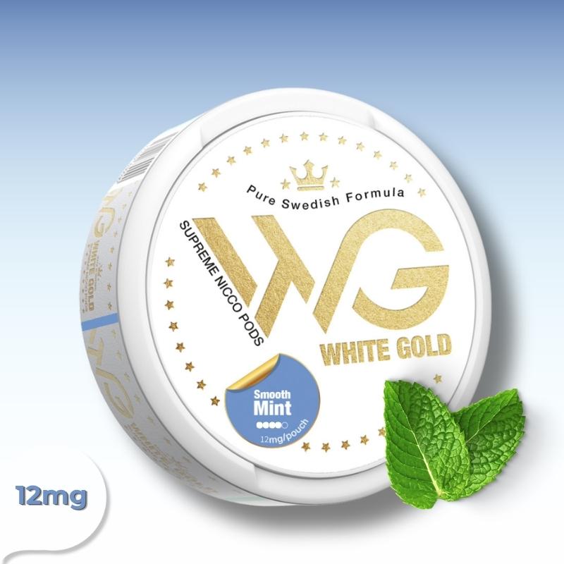 White Gold – Smooth Mint (12mg) - פאוץ’ ניקוטין בטעם מנטה חלקה