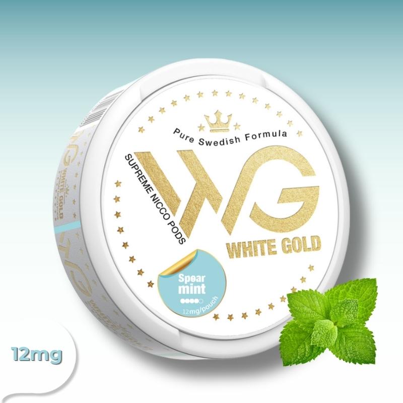 White Gold – Peach (12mg) - פאוץ’ ניקוטין בטעם אפרסק מתוק ומאוזן