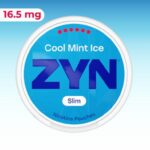ZYN – Cool Mint ICE Slim 16.5mg - פאוץ’ ניקוטין בטעם מנטה קרה ועוצמת ניקוטין חזקה