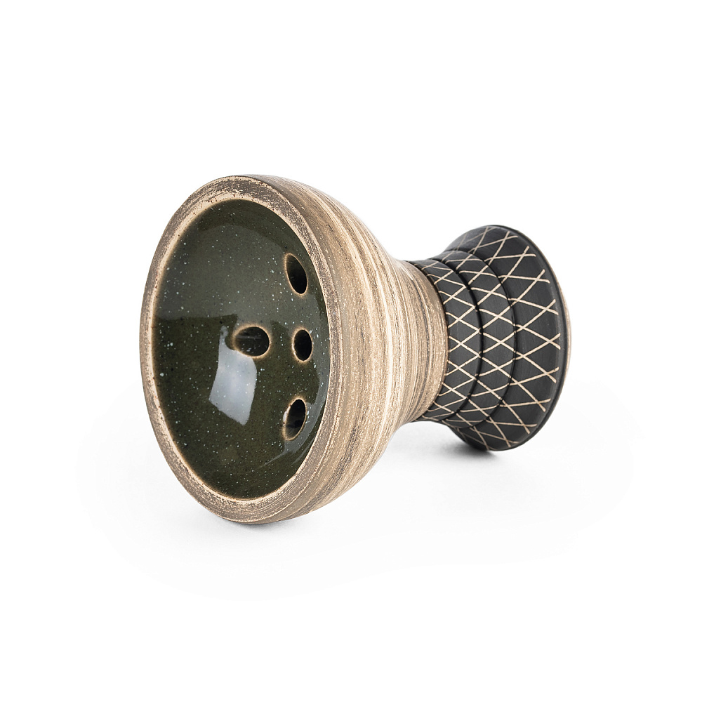 Alpha Hookah – Bowl – Turk - Green Sand - ראש פרמיום לנרגילה
