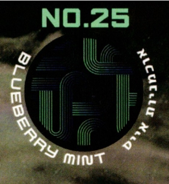 TECHNO NO.25 blueberry mint – תערובת תה לנרגילה בטעם אוכמניות מנטה