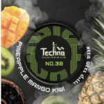TECHNO NO.38 Pineapple Mango Kiwi – תערובת תה לנרגילה בטעם אננס מנגו קיווי