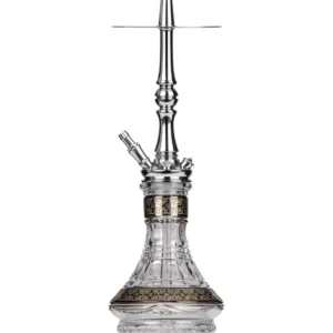 Moze Tradi M - Silver - Caesar Crystal Sahara Hookah - נרגילה פרמיום