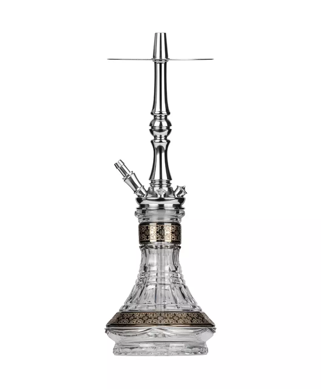 Moze Tradi M - Silver - Caesar Crystal Sahara Hookah - נרגילה פרמיום
