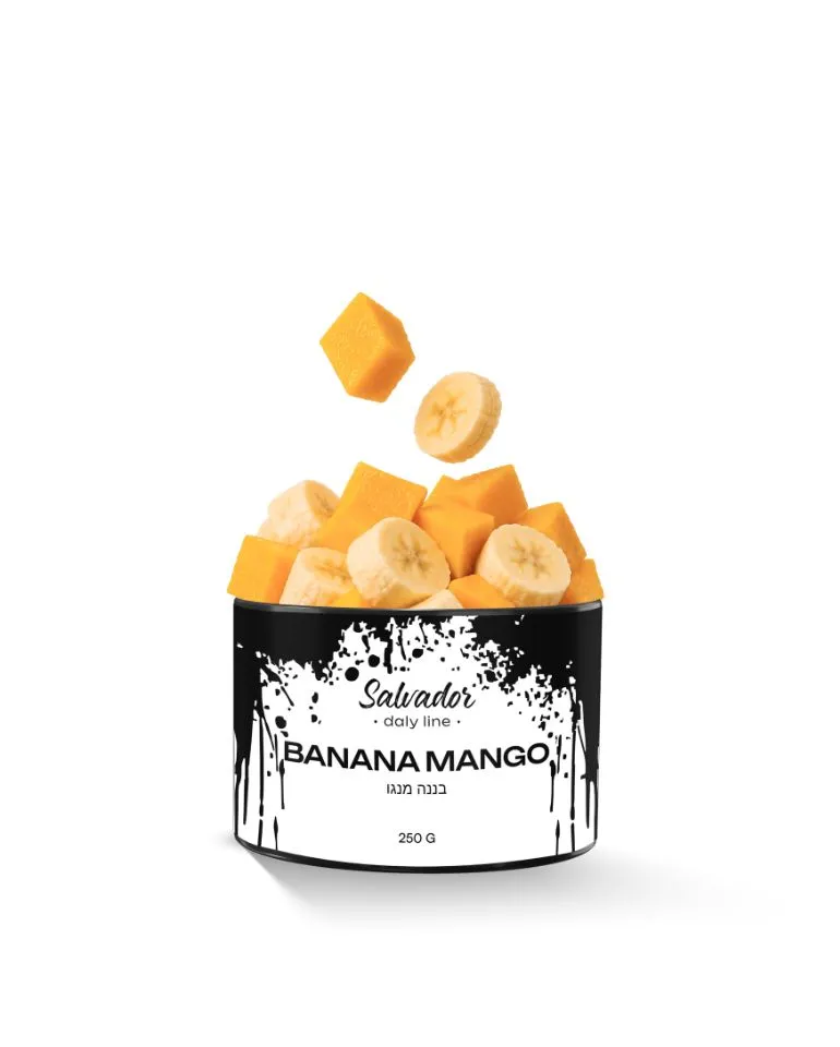 Salvador – Daly Line 250g – Banana Mango - תערובת תה לנרגילה בטעם בננה מנגו