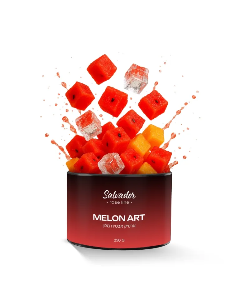 Salvador – Rose Line 250g – Melon Art - תערובת תה לנרגילה בטעם ארטיק אבטיח מלון
