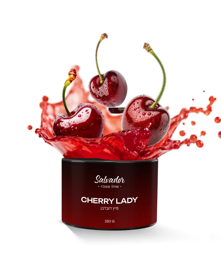 Salvador – Rose Line 250g – Cherry Lady - תערובת תה לנרגילה בטעם מיץ דובדבן