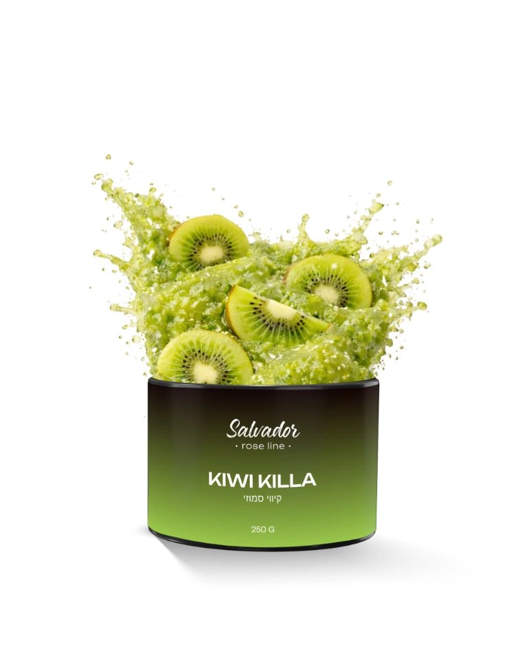 Salvador – Rose Line 250g – Kiwi Killa - תערובת תה לנרגילה בטעם קיווי סמוזי