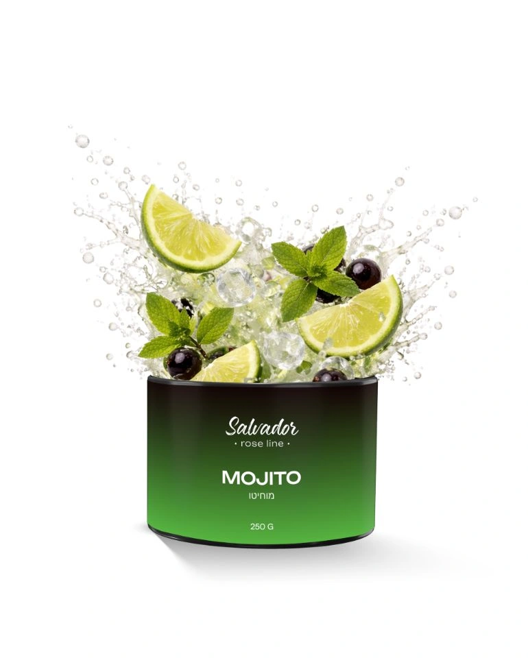 Salvador – Rose Line 250g – Mojito - תערובת תה לנרגילה בטעם מוחיטו מרענן