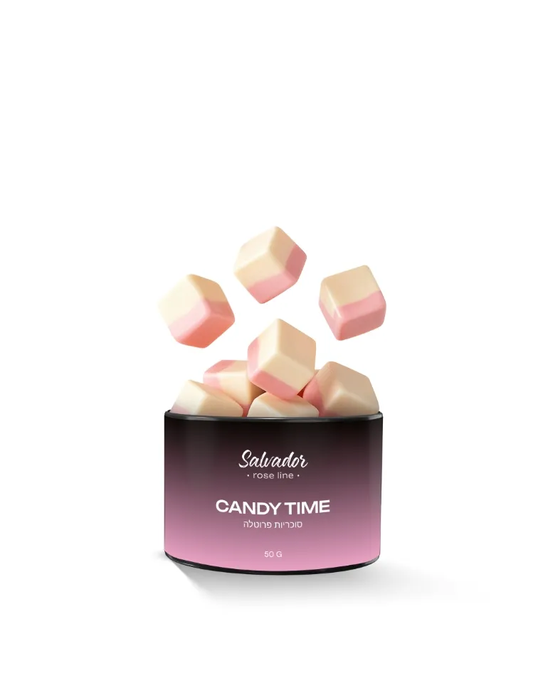 Salvador – Rose Line 250g – Candy Time - תערובת תה לנרגילה בטעם סוכריות פרוטלה