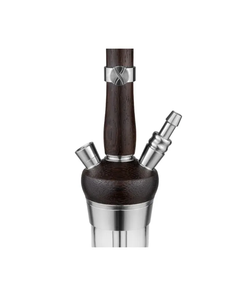 Hoob – Enzo – Venge Steel + Flask - נרגילה פרמיום – תמונה 2