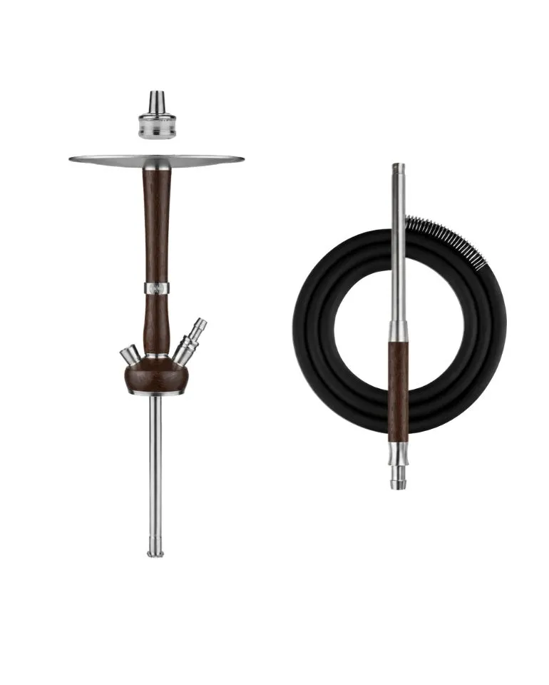 Hoob – Enzo – Venge Steel + Flask - נרגילה פרמיום – תמונה 3