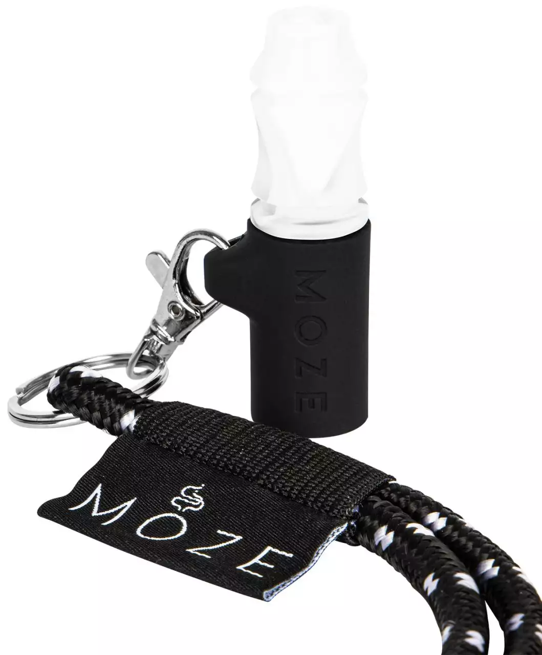 Moze Tip Wavy Line - White Reuseable Mouthtip - פיה רב פעמית לנרגילה
