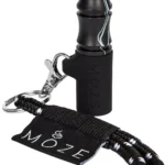 Moze Tip Wavy Line - Black Reuseable Mouthtip - פיה רב פעמית לנרגילה