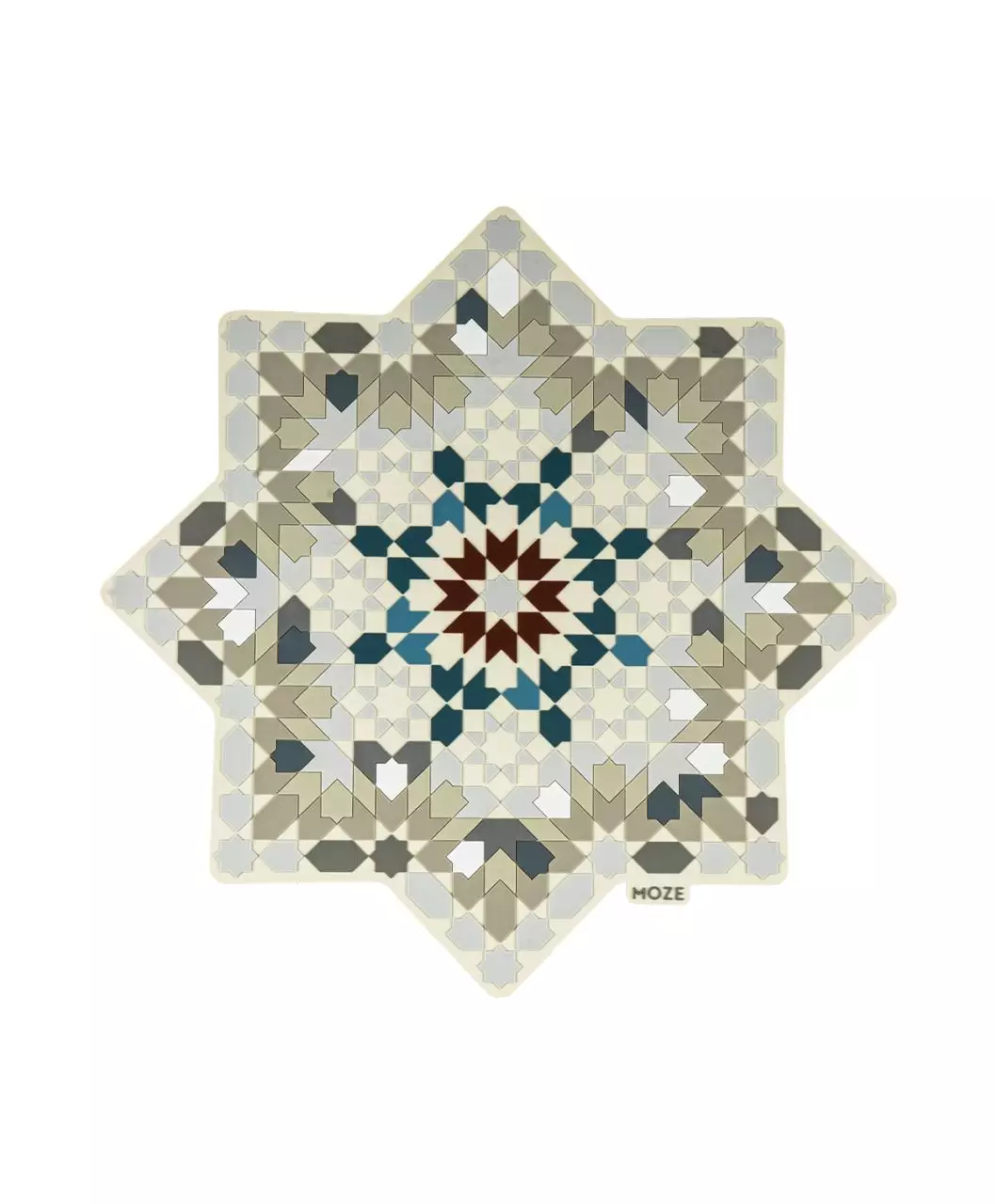 Moze Tradi Hookah Coaster - Silver Hookah