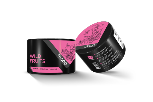 Mono 250g – N54 Wild Fruits – תערובת תה לנרגילה בטעם פירות בר