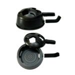 מכשיר לניהול חום דמוי Kaloud Lotus שחור עם ידית