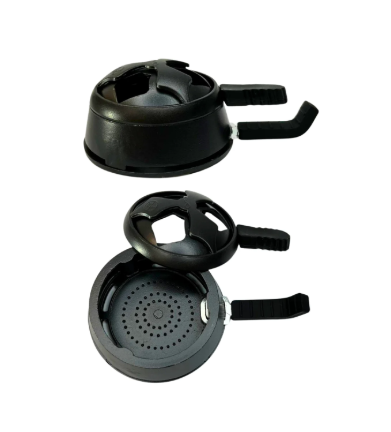 מכשיר לניהול חום דמוי Kaloud Lotus שחור עם ידית