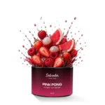 Salvador – Rose Line – 50g – Pink Pong - תערובת תה לנרגילה בטעם תות פטל ליצ׳י ואשכולית