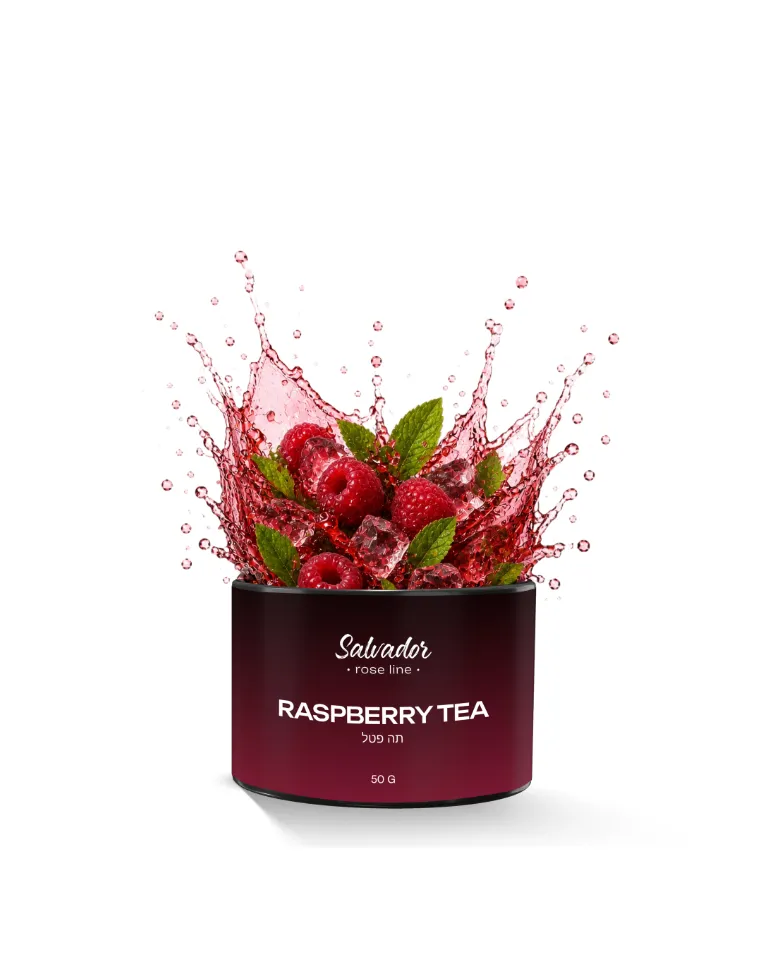 Salvador – Rose Line – 50g – Raspberry Tea - תערובת תה לנרגילה בטעם תה פטל