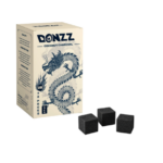 פחם קוקוס דונז 25×25×25 | DONZZ Coconut Coal – קרטון 1 ק"ג