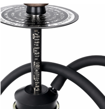 נרגילה פרימיום – DDI - Fly Mini Black – תמונה 2