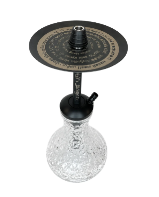 נרגילה פרימיום – DDI - Fly Mini Black – תמונה 3