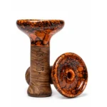 Oblako – M - Marble Orange Black - ראש פרמיום לנרגילה