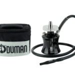 נרגילה פרימיום - ODUMAN - N2 TRAVEL BLACK HOOKAH