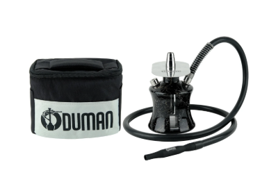 נרגילה פרימיום - ODUMAN - N2 TRAVEL BLACK HOOKAH