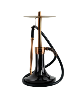 נרגילה פרימיום - ODUMAN - INFINITY – BRONZE BODY + BLACK GLASS